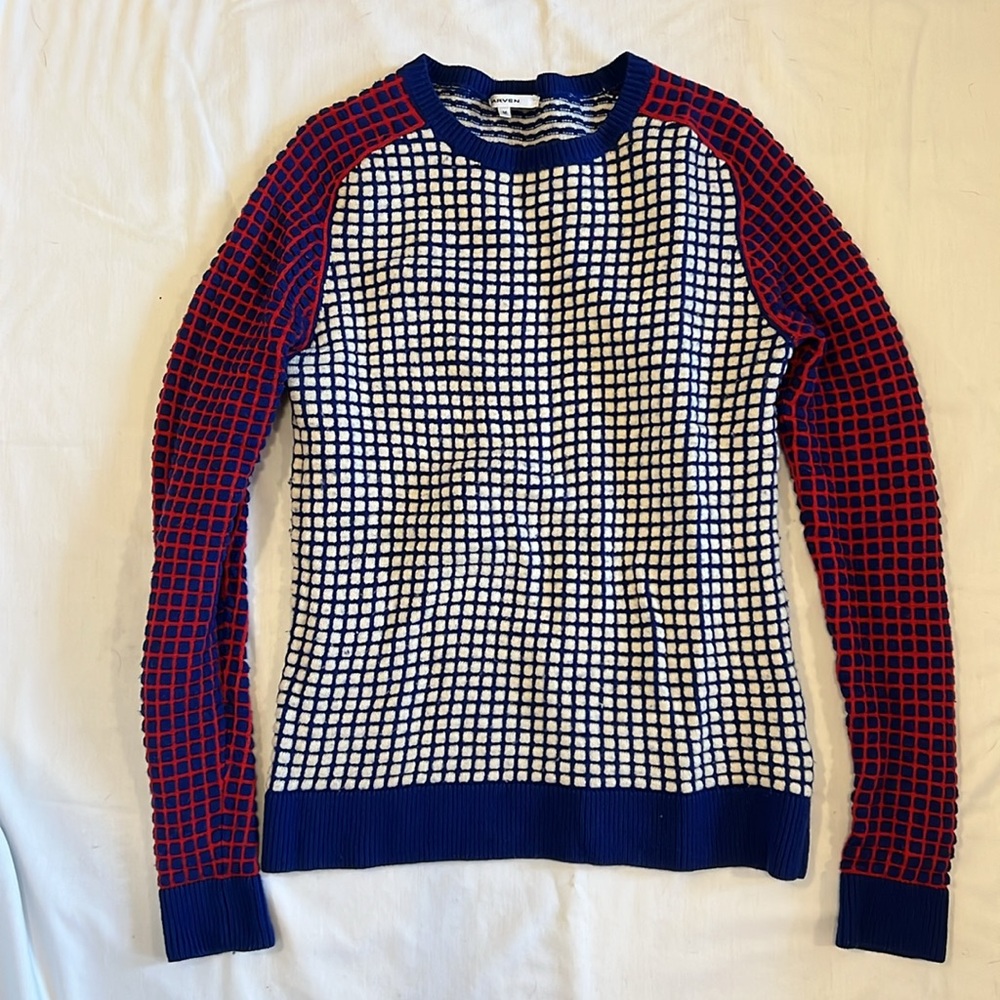 Vintage Carven wool slim fit sweater